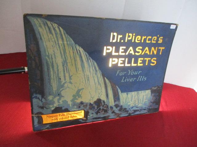 Dr. Pierce's Pleasant Liver Pellets Easel Advertising Display