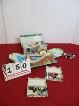 Vintage Micro Machine City w/ 14 Sports Cars