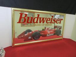 NOS Budweiser open Wheel Racing Advertising Mirror