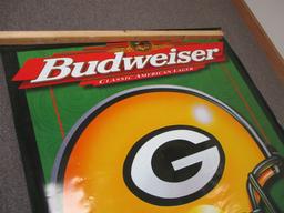 Green Bay Packers Budweiser Advertising Banner