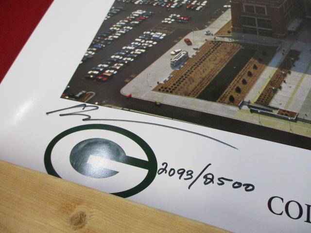 2003 Lambeau Field Rededication Poster w/ COA & Signature