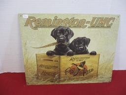 Remington UMC Tin Sign