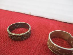 Mixed Sterling Silver Ladies' Estate Rings-Lot of 5