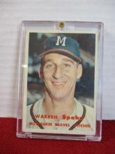 1957 TOPPS Warren Spahn