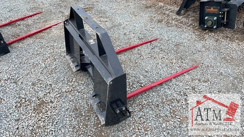 NEW Landhonor Skidsteer Bale Spear