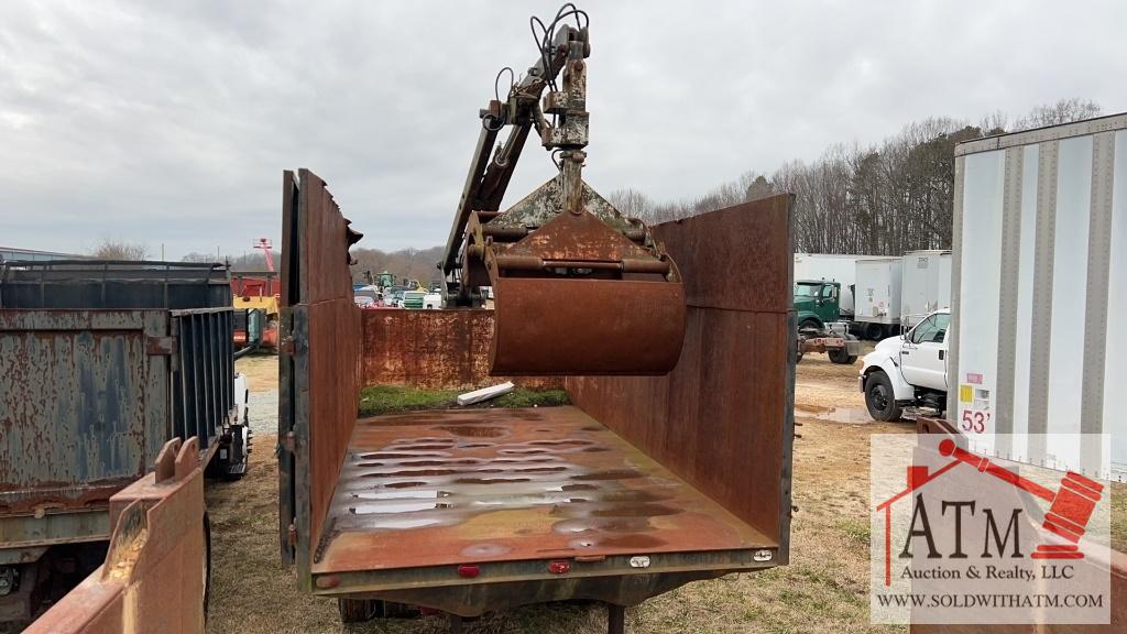 1996 Ford F-800 Knuckle Boom Truck (Salvage Title)