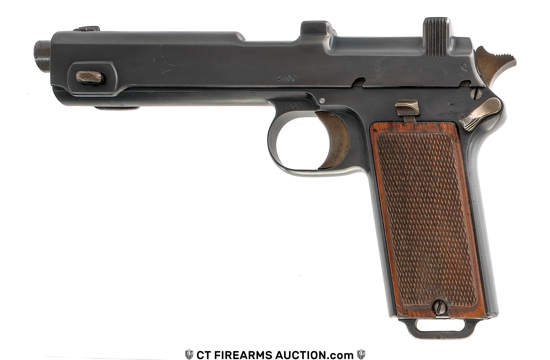 1918 Steyr M1912 9x23mm Semi Auto Pistol