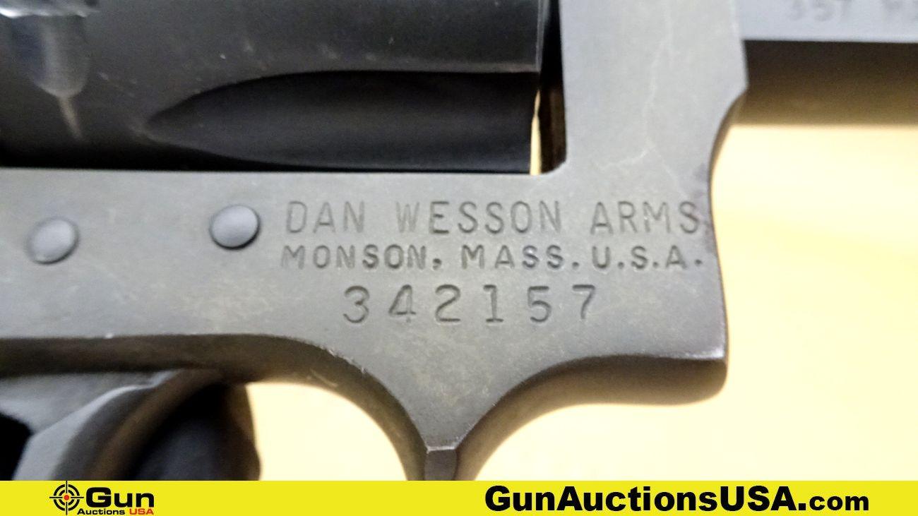 DAN WESSON ARMS NONE MARKED .357 MAGNUM Revolver. Good Condition. 6" Barrel. Shiny Bore Features a 6