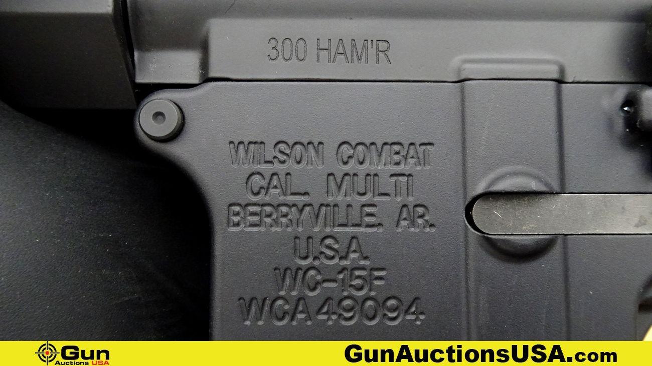 Wilson Combat WC-15F 300HAMR Rifle. Excellent. 16.25" Barrel. Shiny Bore, Tight Action Semi Auto Fea