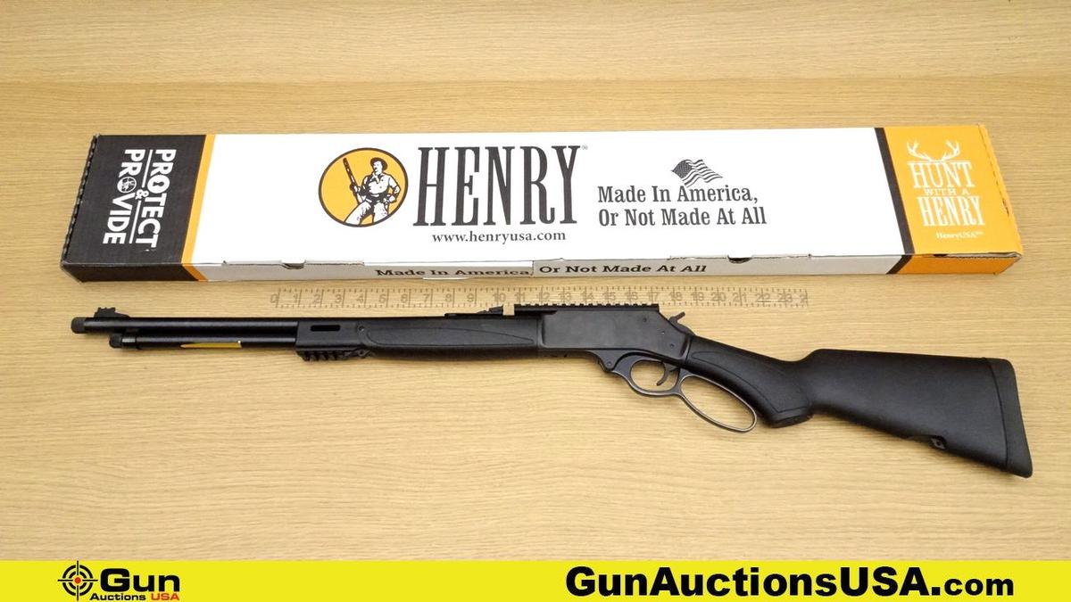 HENRY H009X-360BH .360 BUCKHAMMER Rifle. NEW in Box. 21 3/8" Barrel. Lever Action This lever-action