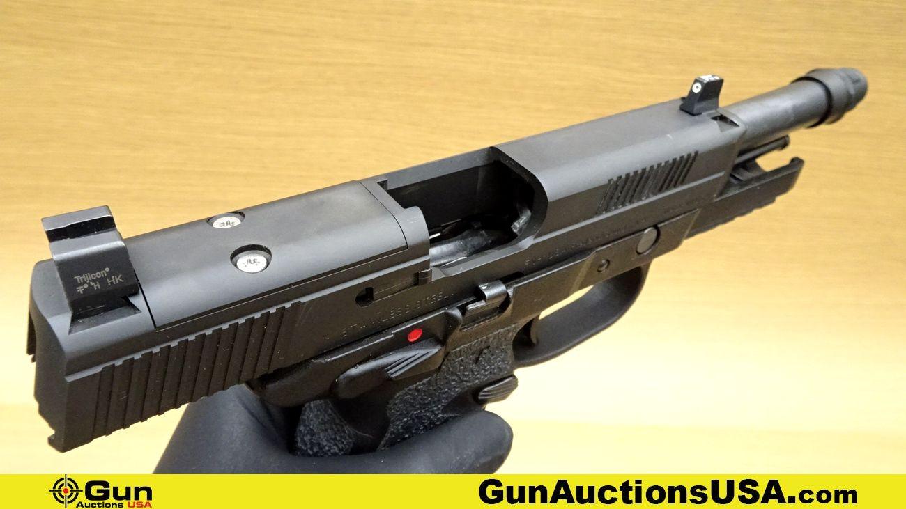 FNH FNX-45 TACTICAL .45 ACP THREADED Pistol. Excellent. 5.25" Barrel. Shiny Bore, Tight Action Semi