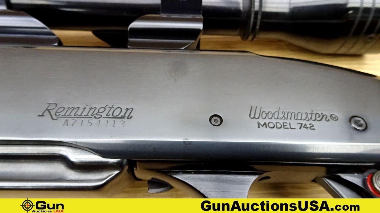 REMINGTON WOODSMASTER 742 30-06SPRG Rifle. Excellent. 22" Barrel. Shiny Bore, Tight Action Semi Auto