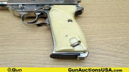 Walther P.38 9MM LUGER WAFFEN STAMPED Pistol. Good Condition. 4" Barrel. Shiny Bore, Tight Action Se