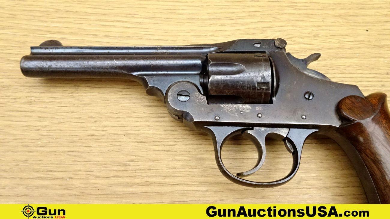 IVER JOHNSON SAFETY AUTOMATIC 3RD MODEL .32 S&W Long Revolver. Good Condition. 4" Barrel. Shiny Bore