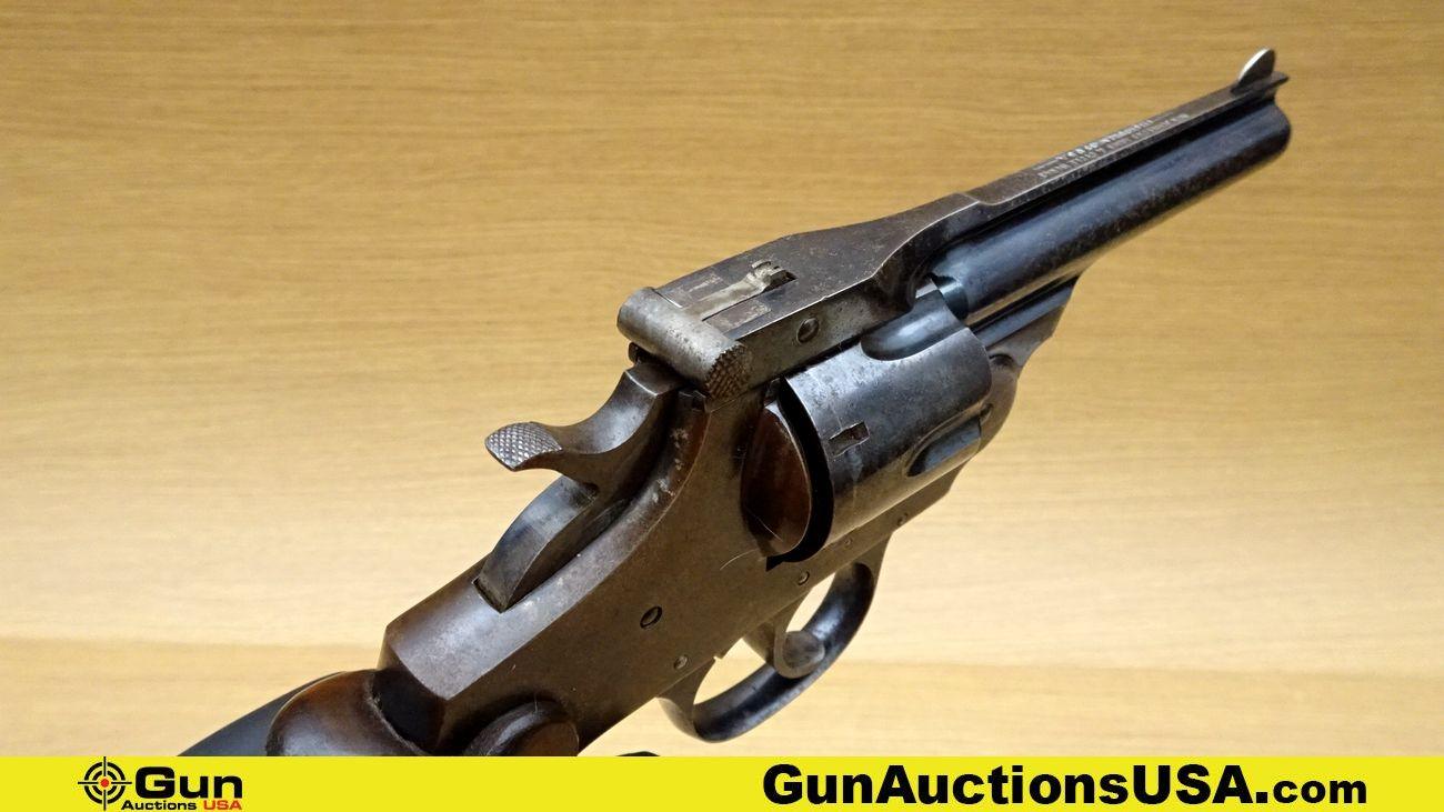 IVER JOHNSON SAFETY AUTOMATIC 3RD MODEL .32 S&W Long Revolver. Good Condition. 4" Barrel. Shiny Bore