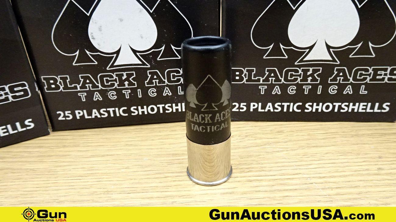 Black Aces 12 Ga. Ammo . 100 Rds. 00 BUCK, 2/ 3/4. . (68410)