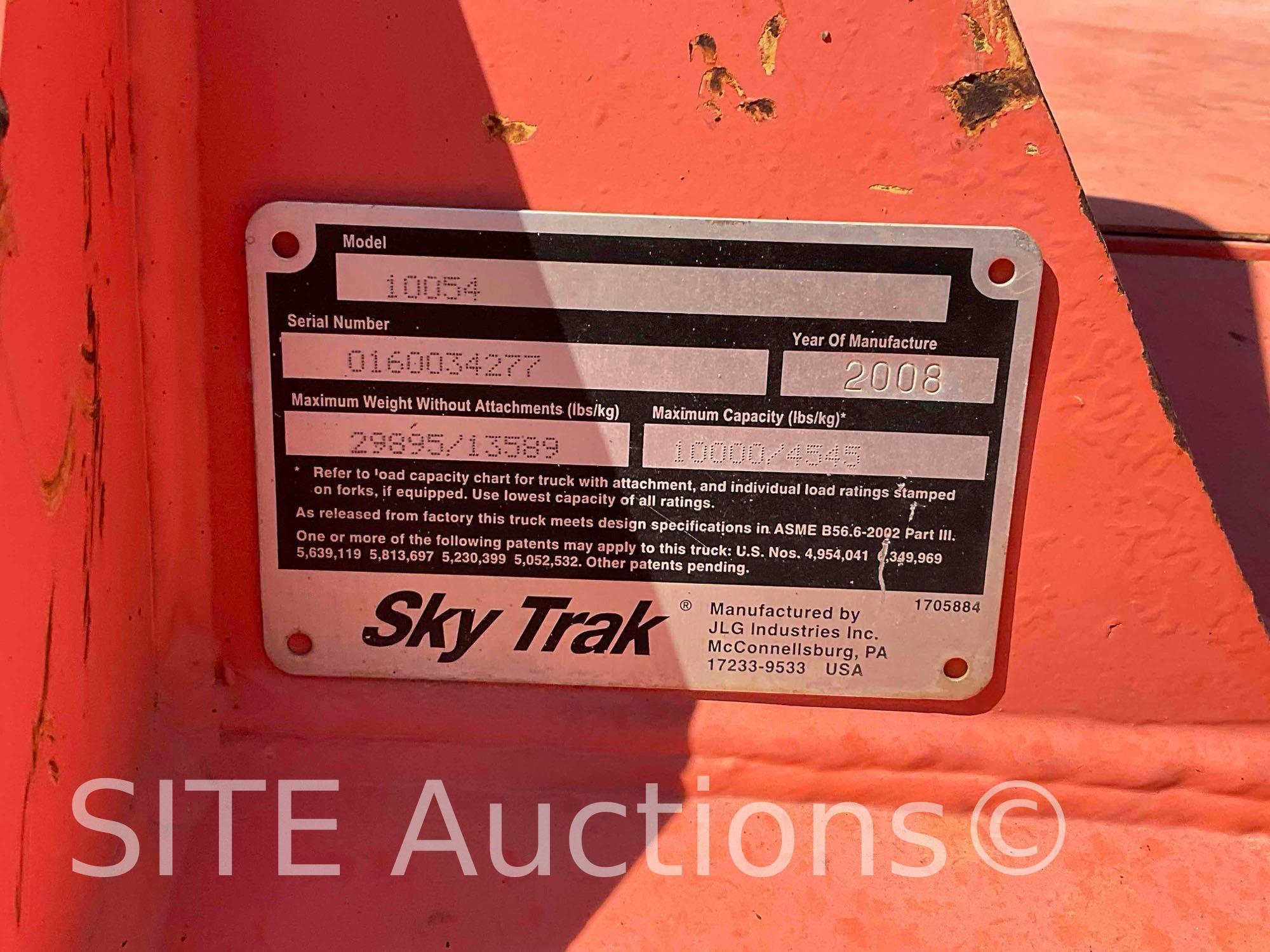 2008 JLG 10054 Skytrak 4x4x4 Telescopic Forklift