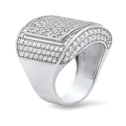 14K White Gold and 2.93ct Diamond Ring