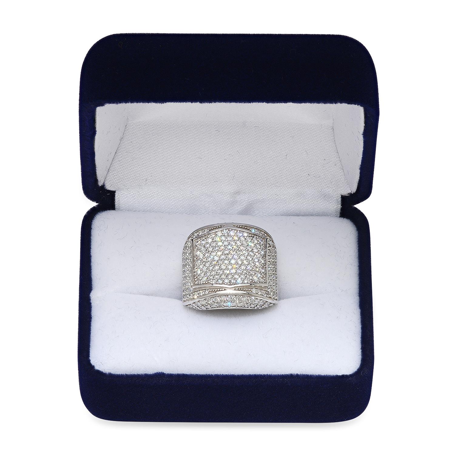 14K White Gold and 2.93ct Diamond Ring