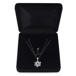 14K White Gold  with 1.70ct Diamond Pendant