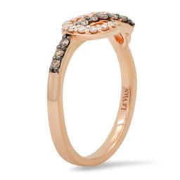 14K Rose Gold Setting with 0.24ct Diamond Levian" Designor Ring"