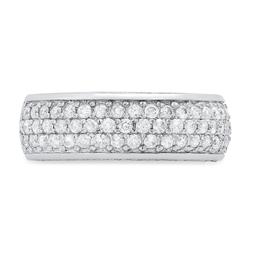 14K White Gold Setting with 1.52ct Diamond Ladies Band