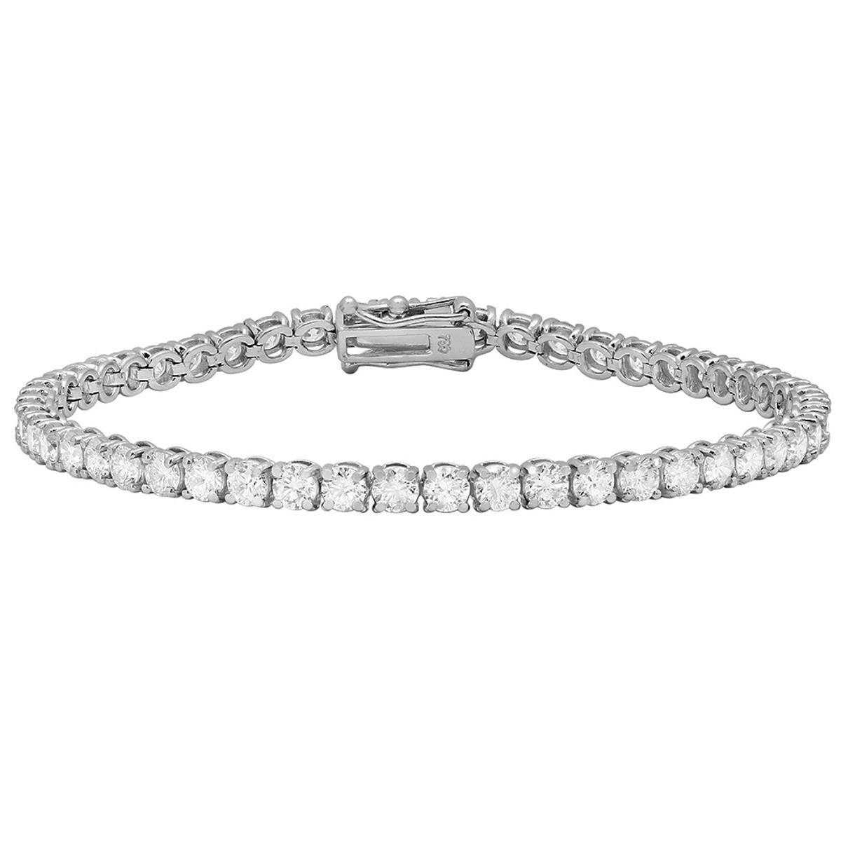 18k White Gold 6.65ct Diamond Bracelet