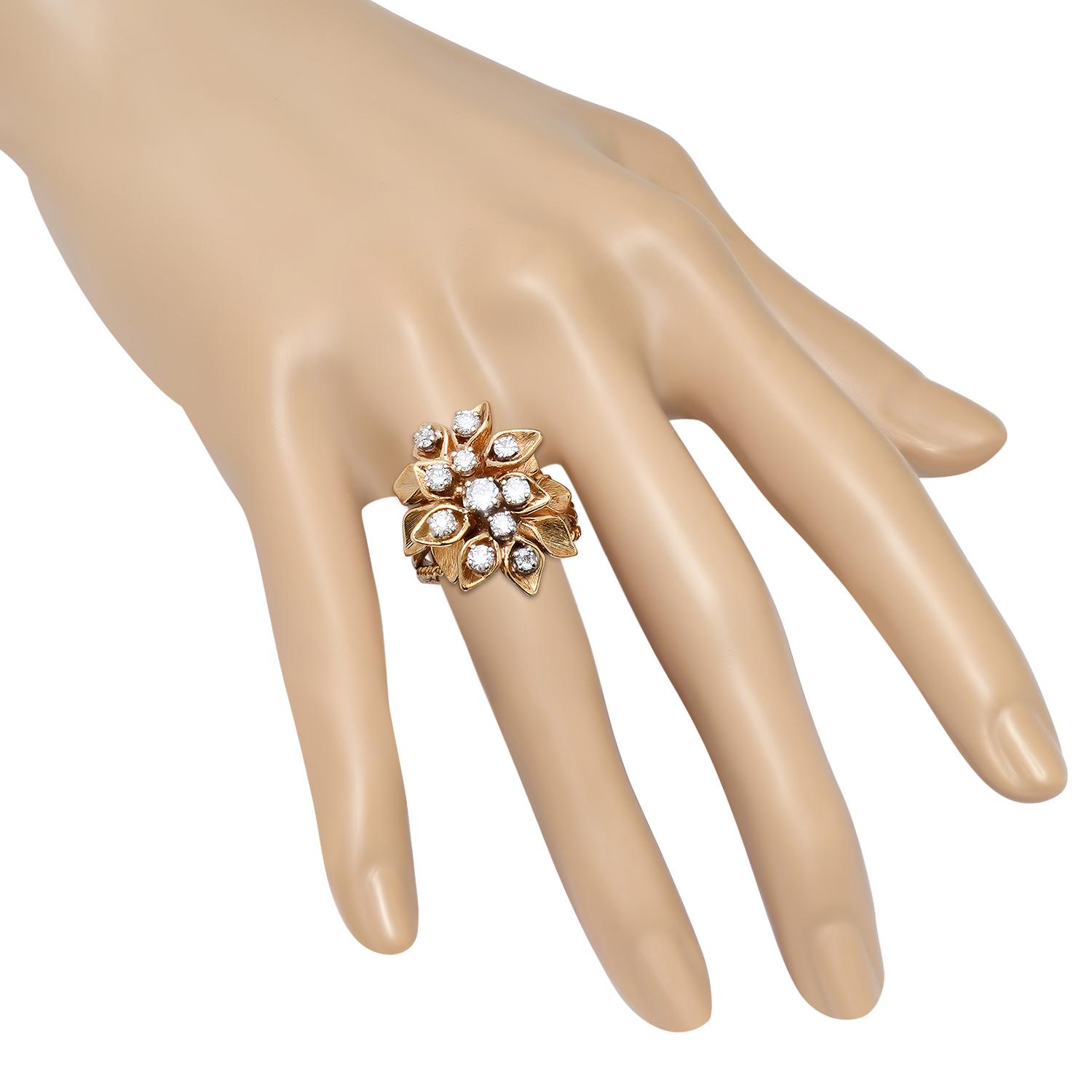 14K Yellow Gold Setting with 0.80ct Diamond Ladies Ring