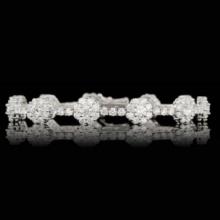 18k White Gold 9.38ct Diamond Bracelet