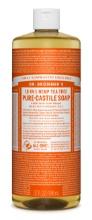 Dr. Bronner's Organic Castile Liquid Soap Tea Tree | 32 Oz Liquid