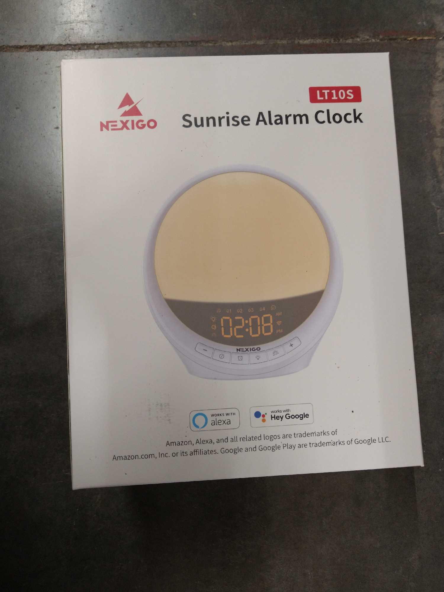 NexiGo Smart Sunrise Alarm Clock for Kids, Bedrooms, Wake Up Light with Sunrise, $49.99 MSRP