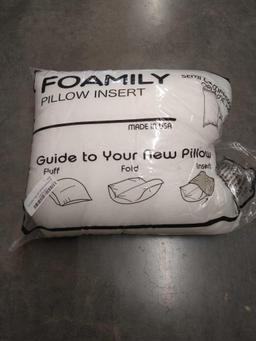 Foamily Throw Pillow Inserts 16x16 Inch, Sham Pillow Filler, $13.99 MSRP