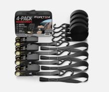 FORTEM Ratchet Straps,...4 Soft Loops, Motorcycle Straps Tie Downs, Cargo Straps, $39.99 MSRP