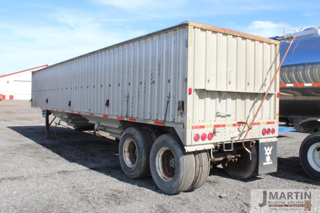 1978 Wilson 37' hopper bottom trailer