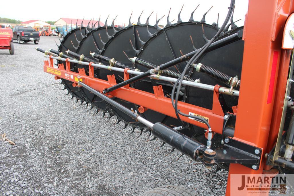 2021 Pequea Windrow Pro 1820HD Commercial Duty wheel rake