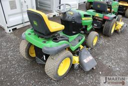 JD LA130 riding mower