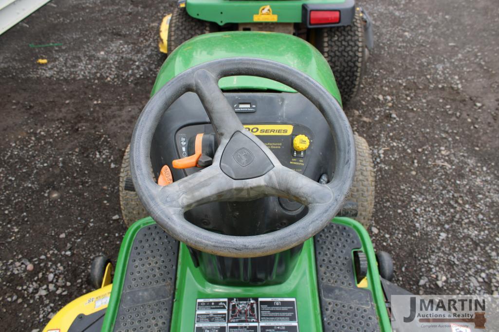 JD LA130 riding mower