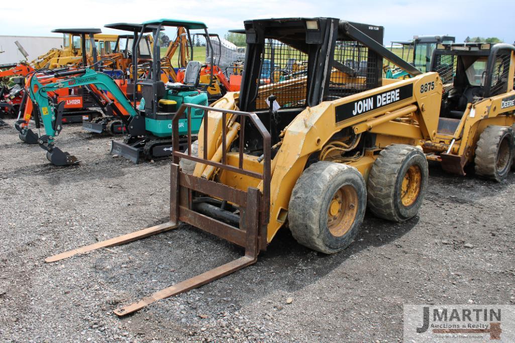 JD 8875 skid loader