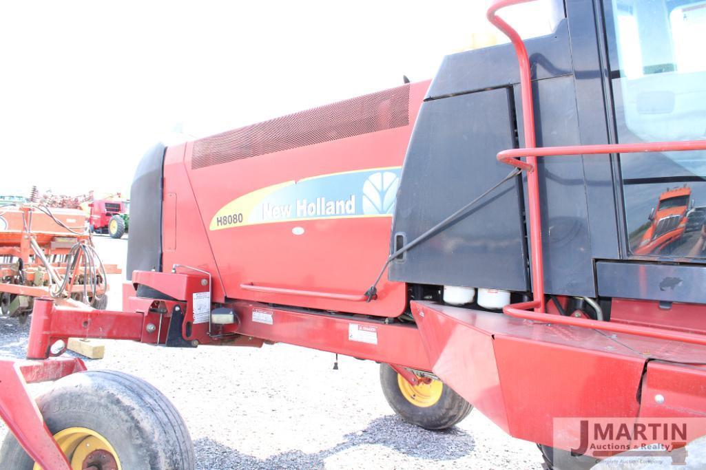 2007 NH H8080 Speed Rower self propelled disc bine