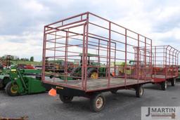 Pequea 8618 8.5'x 18' hay wagon