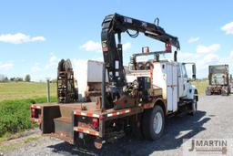 2006 International 7500 boom/ crane truck