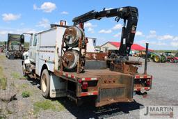 2006 International 7500 boom/ crane truck