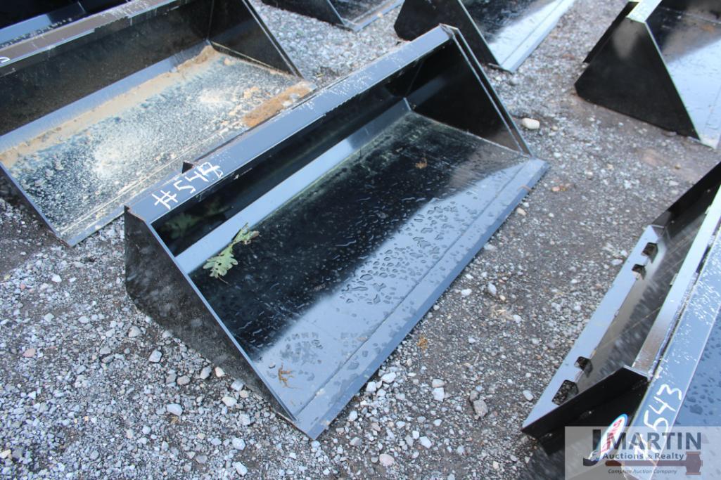 Swict...66" skid mount material bucket...