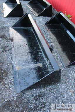 Swict...84" skid mount material bucket