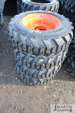 4- Forerunner 10-16.5 NHS sks-7 skid loader tires