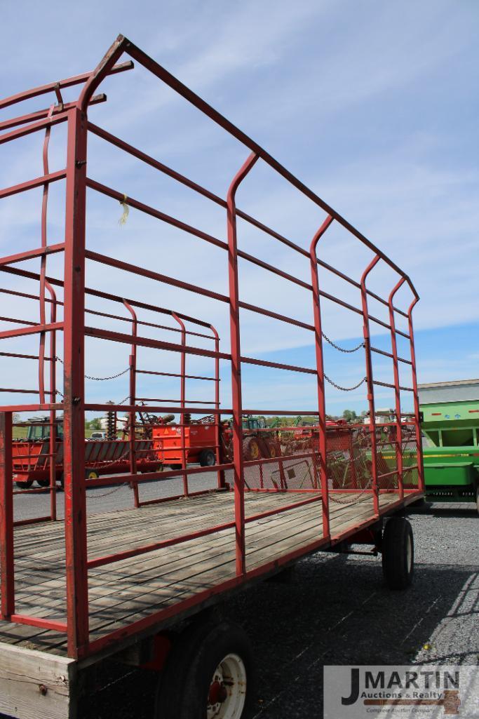 H&S 9'x18' hay wagon