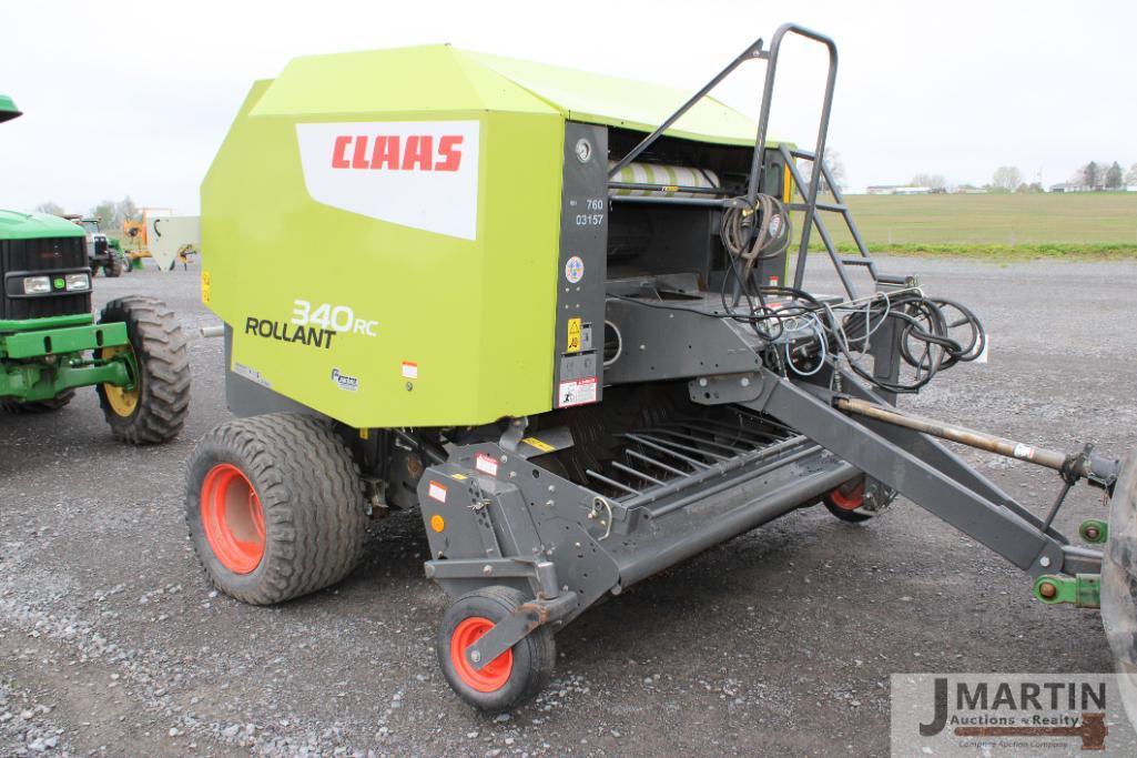 2017 Claas 340RC Rollant round baler,