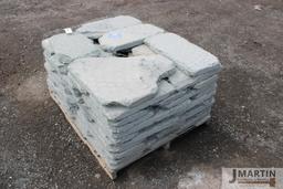 Pallet of 2'' tumbled pavers