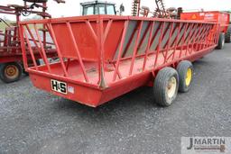 H&S 24' feeder wagon