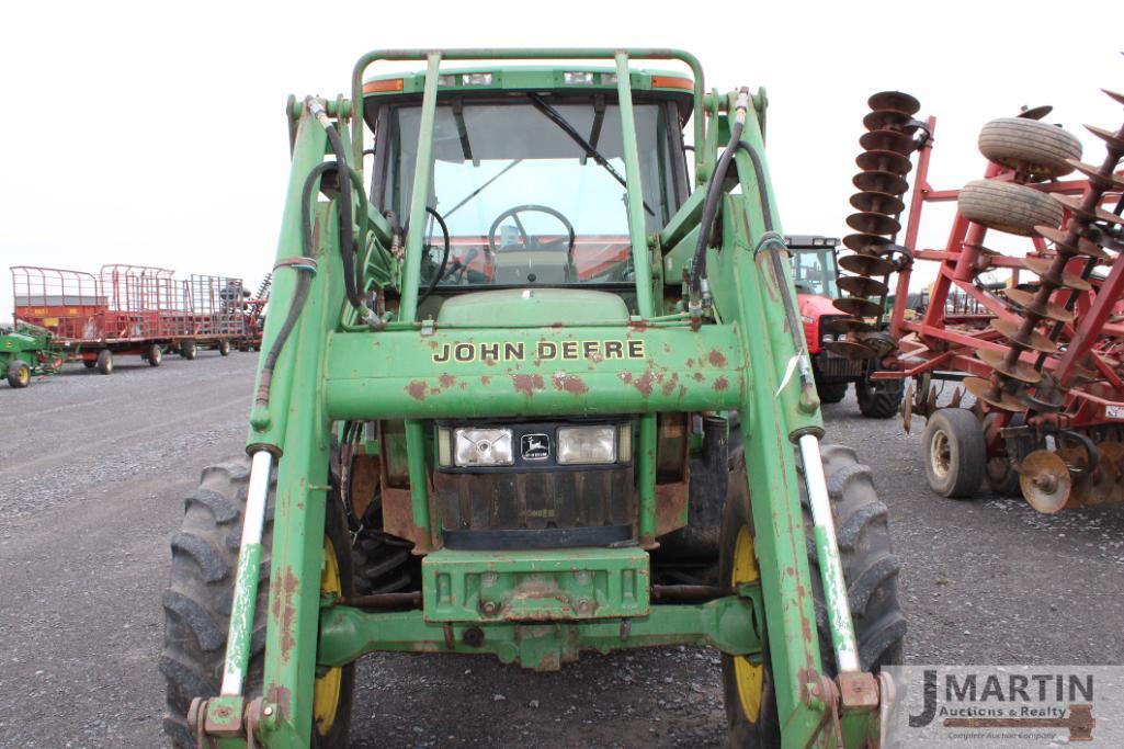 JD 6200 tractor w/ JD 640 loader